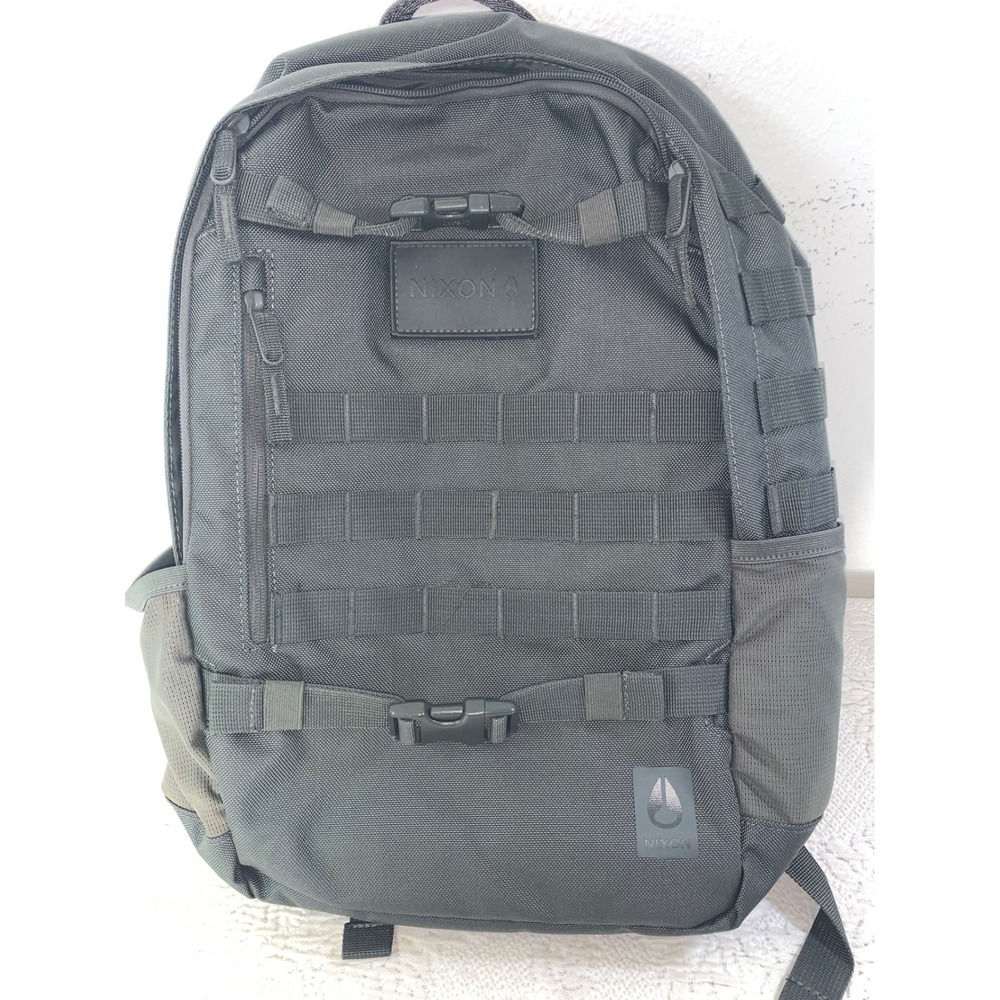 Nixon Smith Backpack Graphite C2904 132-00 Tactical Skate Laptop Bag New